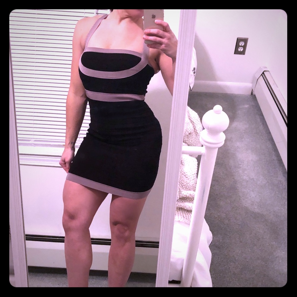 Bebe BodyCon bandage dress